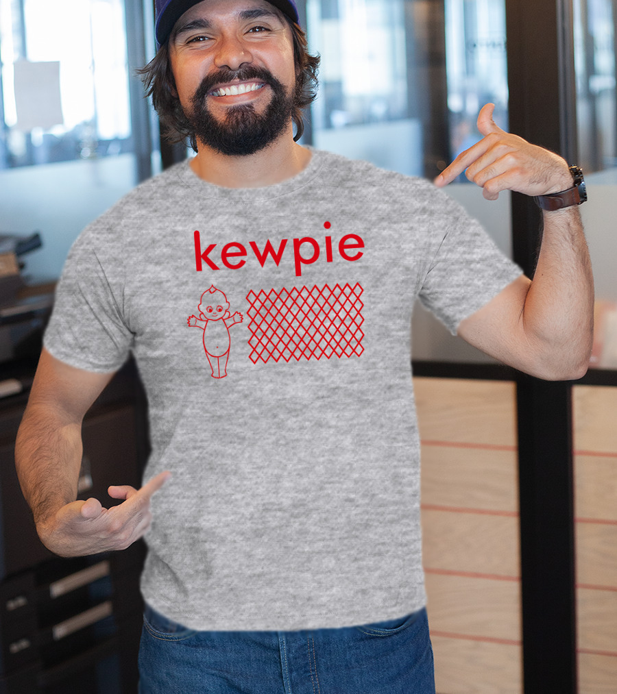 Kewpie Mayo Doll Red Net T-Shirt