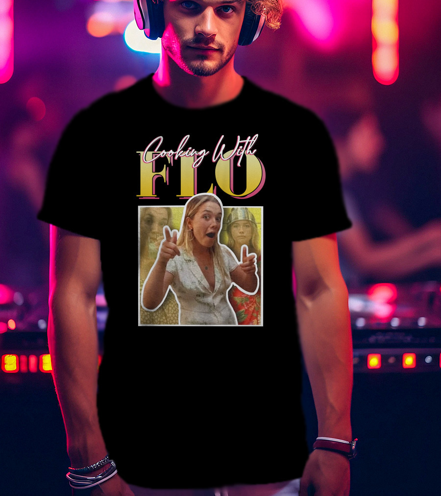 Florence Pugh Brasil Cooking With Flo Playful Photoshoot Collage T-Shirt
