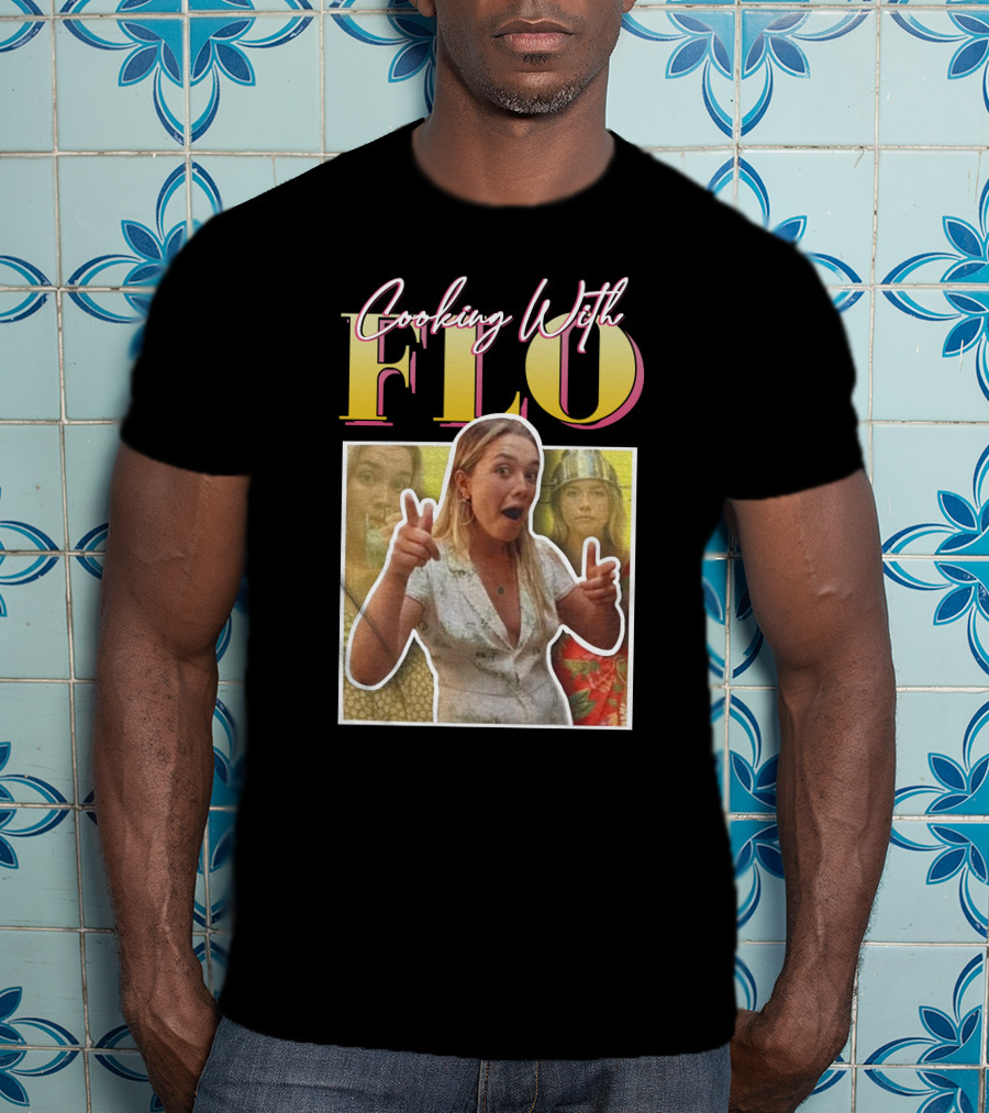 Florence Pugh Brasil Cooking With Flo Playful Photoshoot Collage T-Shirt