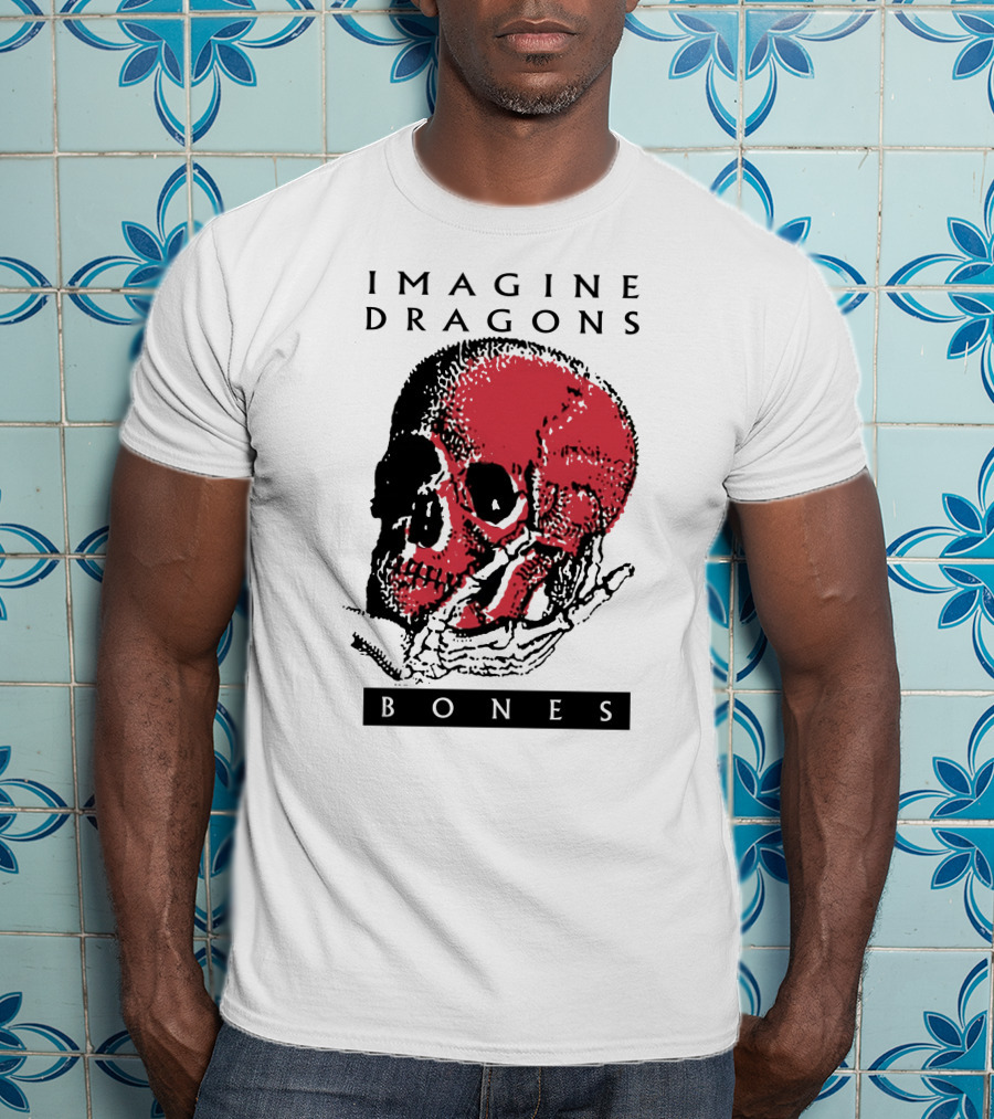 Imagine Dragons Bones Red Skull T-Shirt
