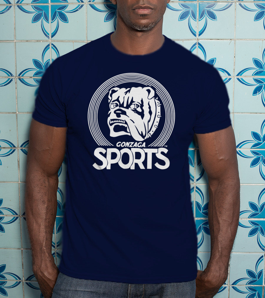 Gonzaga Sports Bulldog Retro T-Shirt