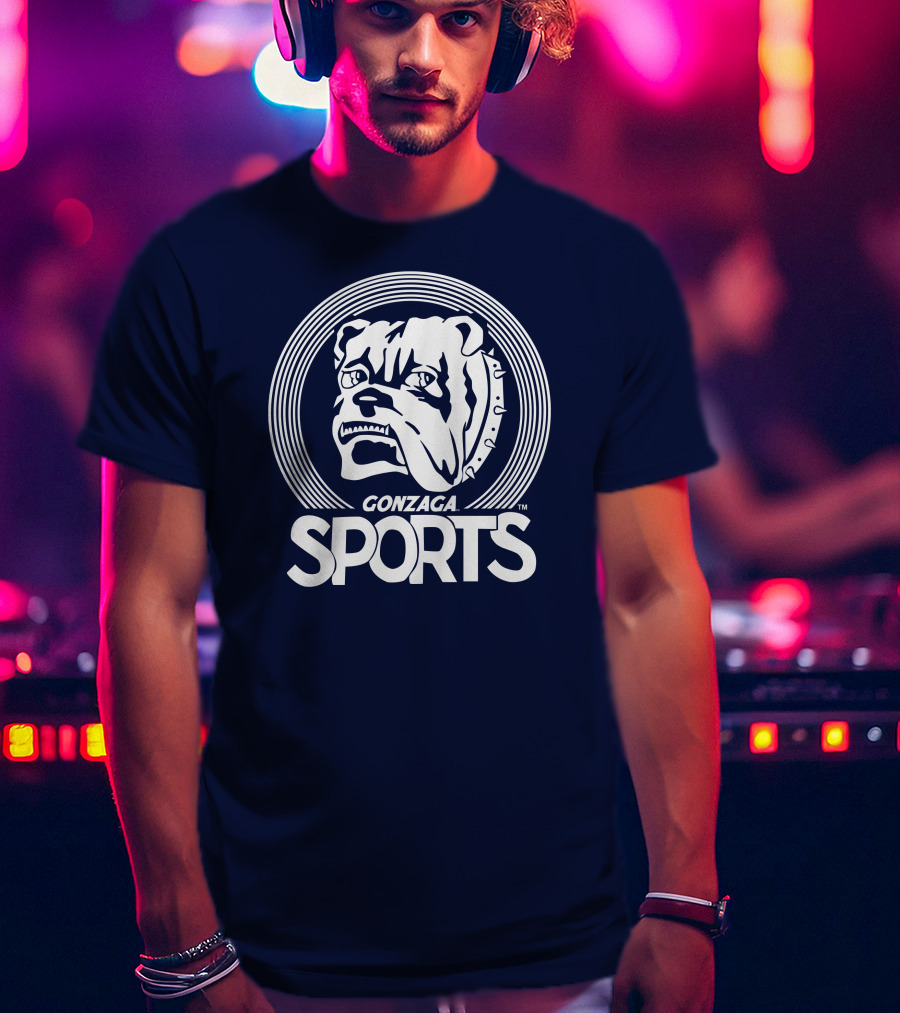 Homefiel Vintage Gonzaga Sports Bulldog T-Shirt