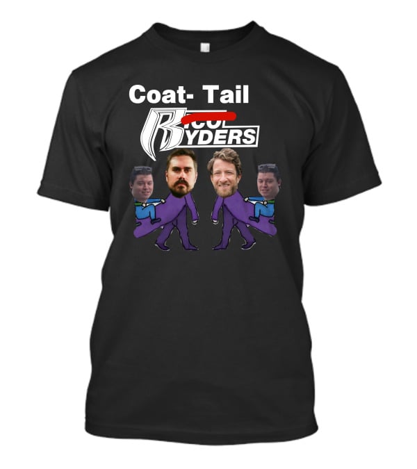 Dave Portnoy Coat-Tail Ryders Cartoon Characters With Faces T-Shirt