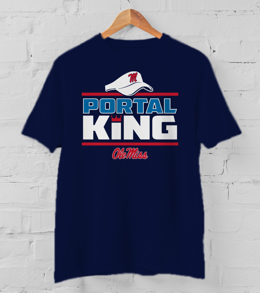 Lane Kiffin Ole Miss Portal King Football Iconic Hat T-Shirt