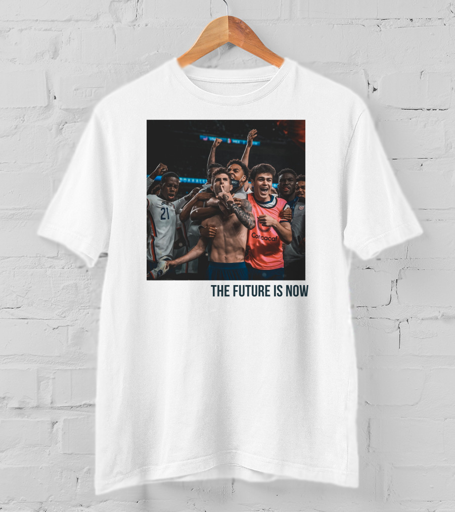 The Future Is Now USA Soccer CONCACAF Celebratory Moment T-Shirt