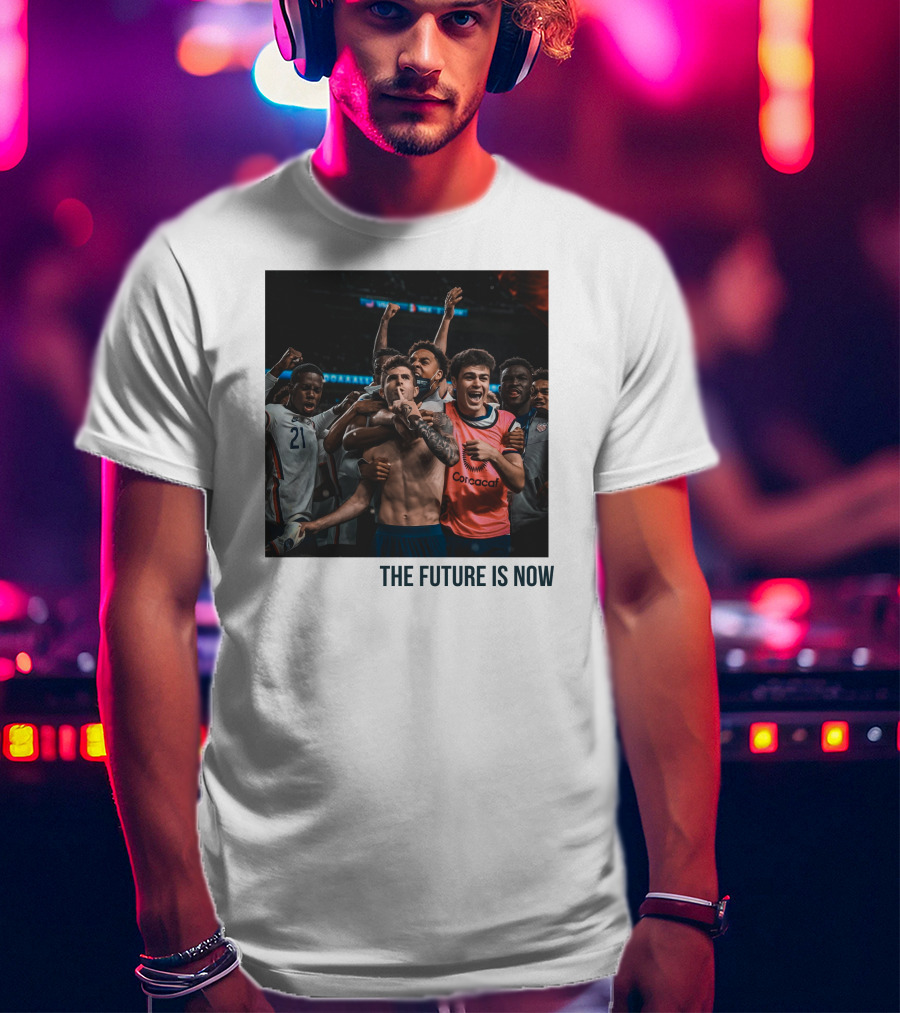 The Future Is Now USA Soccer CONCACAF Celebratory Moment T-Shirt
