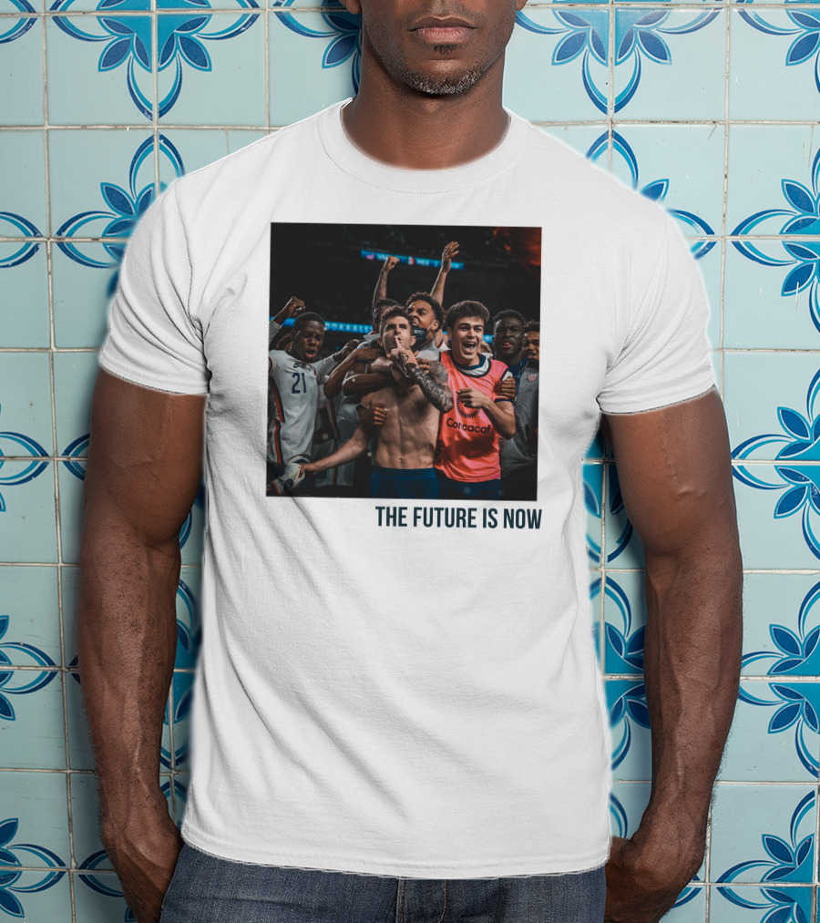 The Future Is Now USA Soccer CONCACAF Celebratory Moment T-Shirt