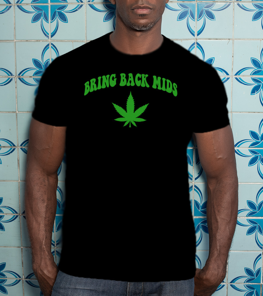 Feeno Bring Back Mids Marijuana Leaf T-Shirt