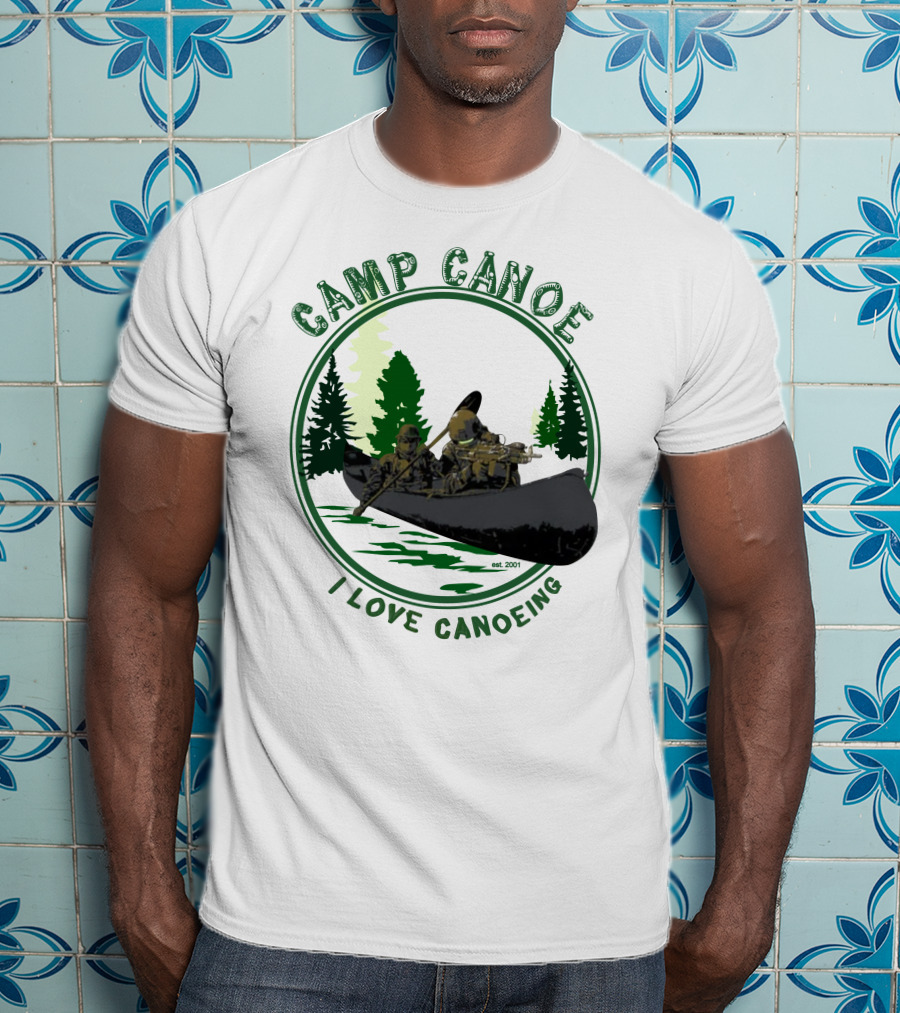 Camp Canoe I Love Canoeing Est. 2001 T-Shirt