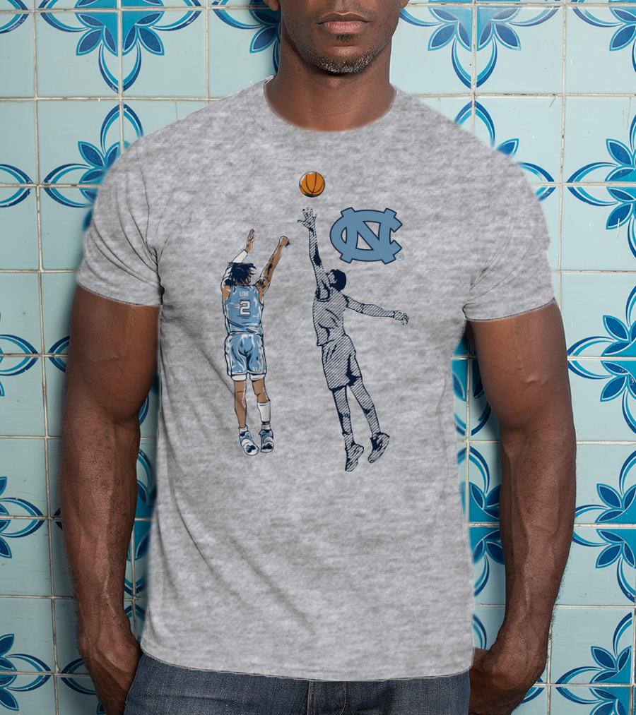Caleb Love Nothing But Love UNC Basketball Jump Shot Iconic UNC T-Shirt