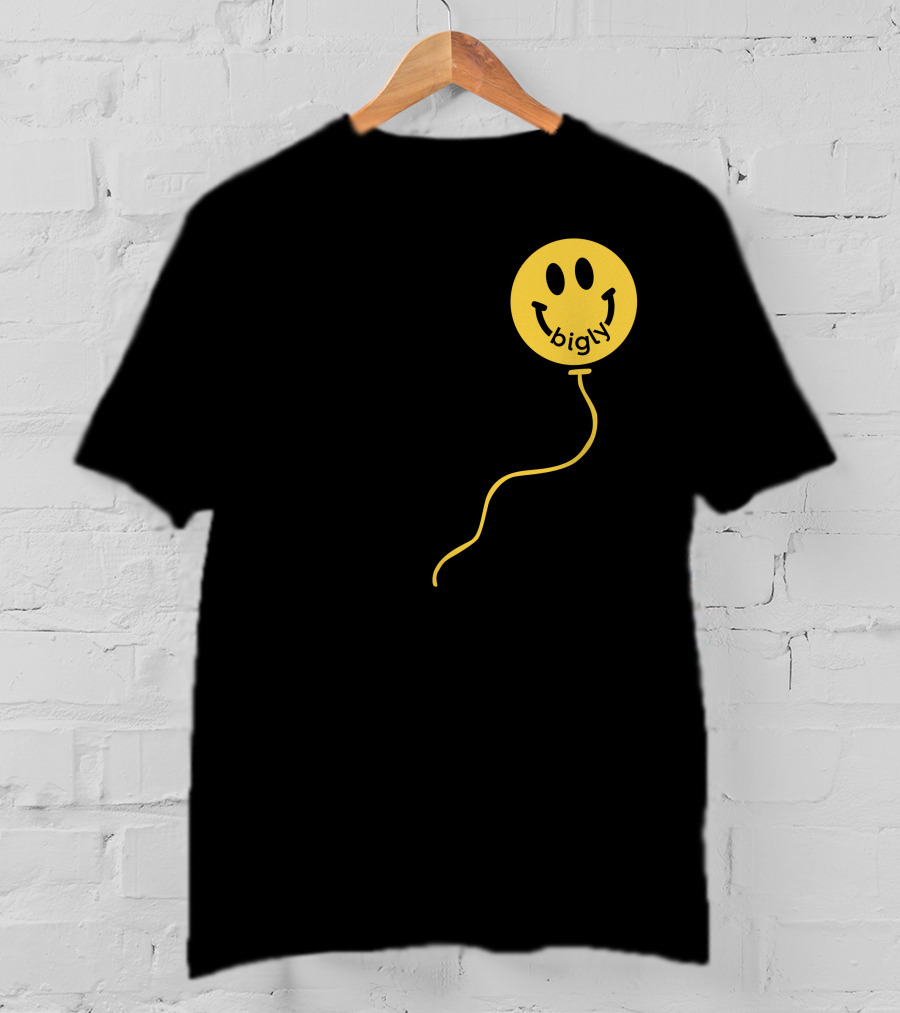 Bigly Smiley Face Balloon T-Shirt