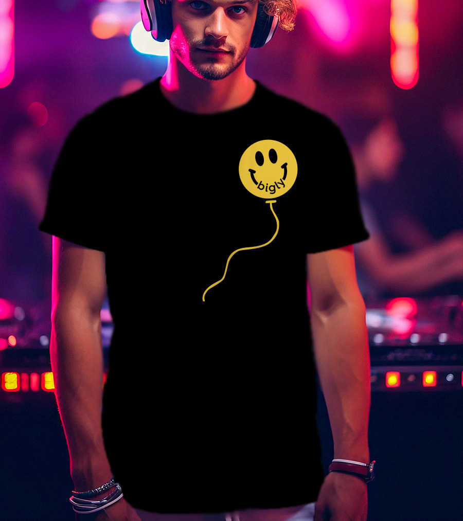 Bigly Smiley Face Balloon T-Shirt