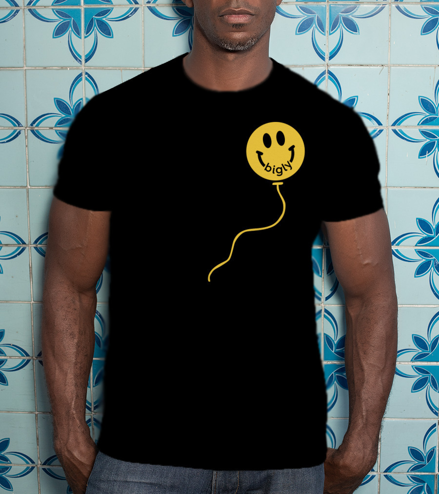 Bigly Smiley Face Balloon T-Shirt