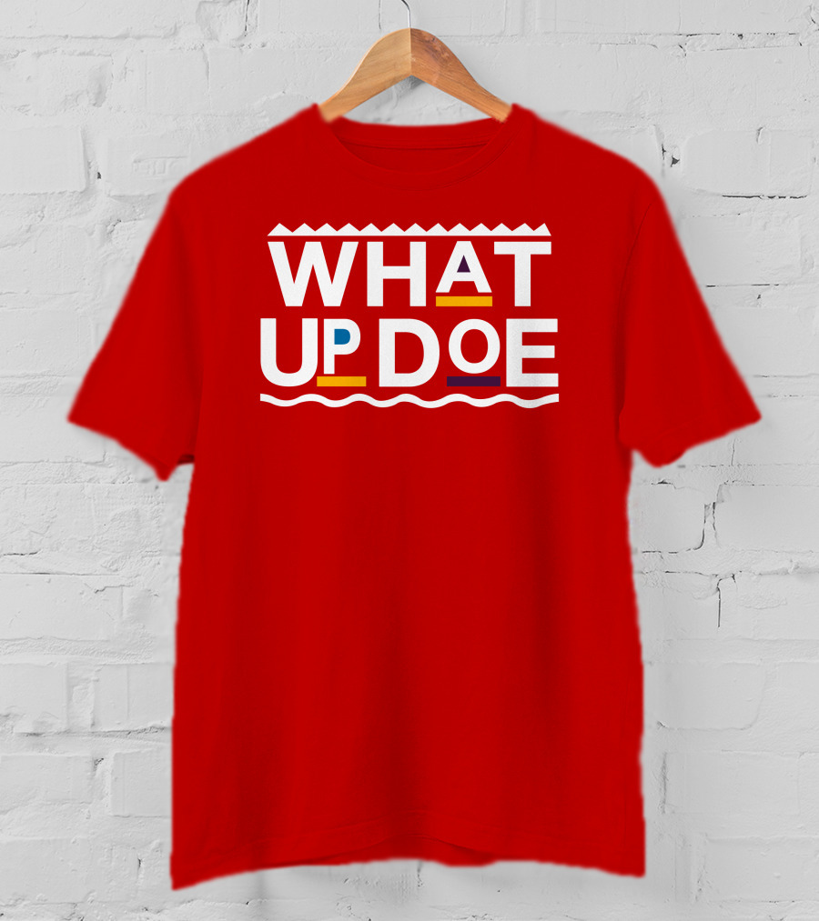Jemele Hill What Up Doe Bold Text T-Shirt