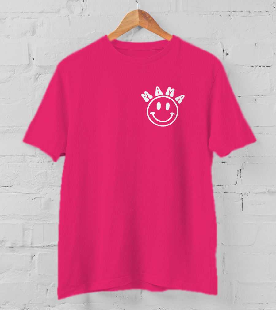 Mama Smiley Face If Your Kid Tries To Bully Mine T-Shirt