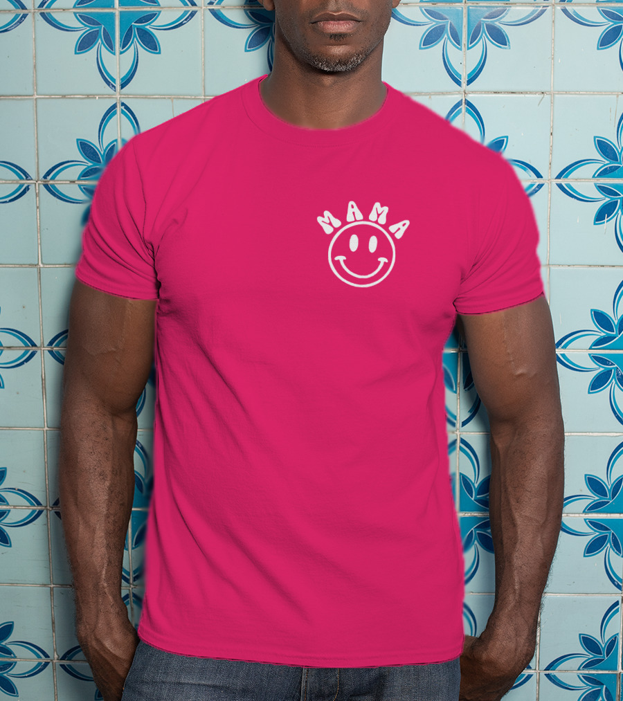 Mama Smiley Face If Your Kid Tries To Bully Mine T-Shirt