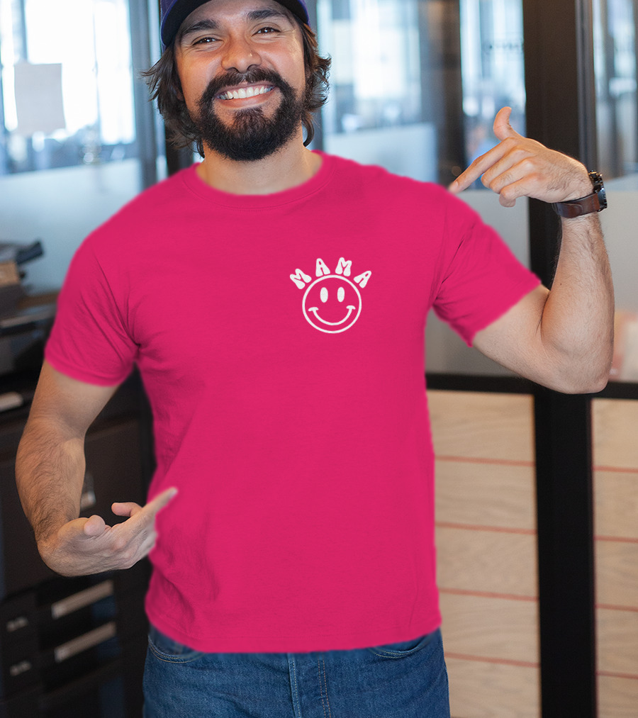 Mama Smiley Face If Your Kid Tries To Bully Mine T-Shirt