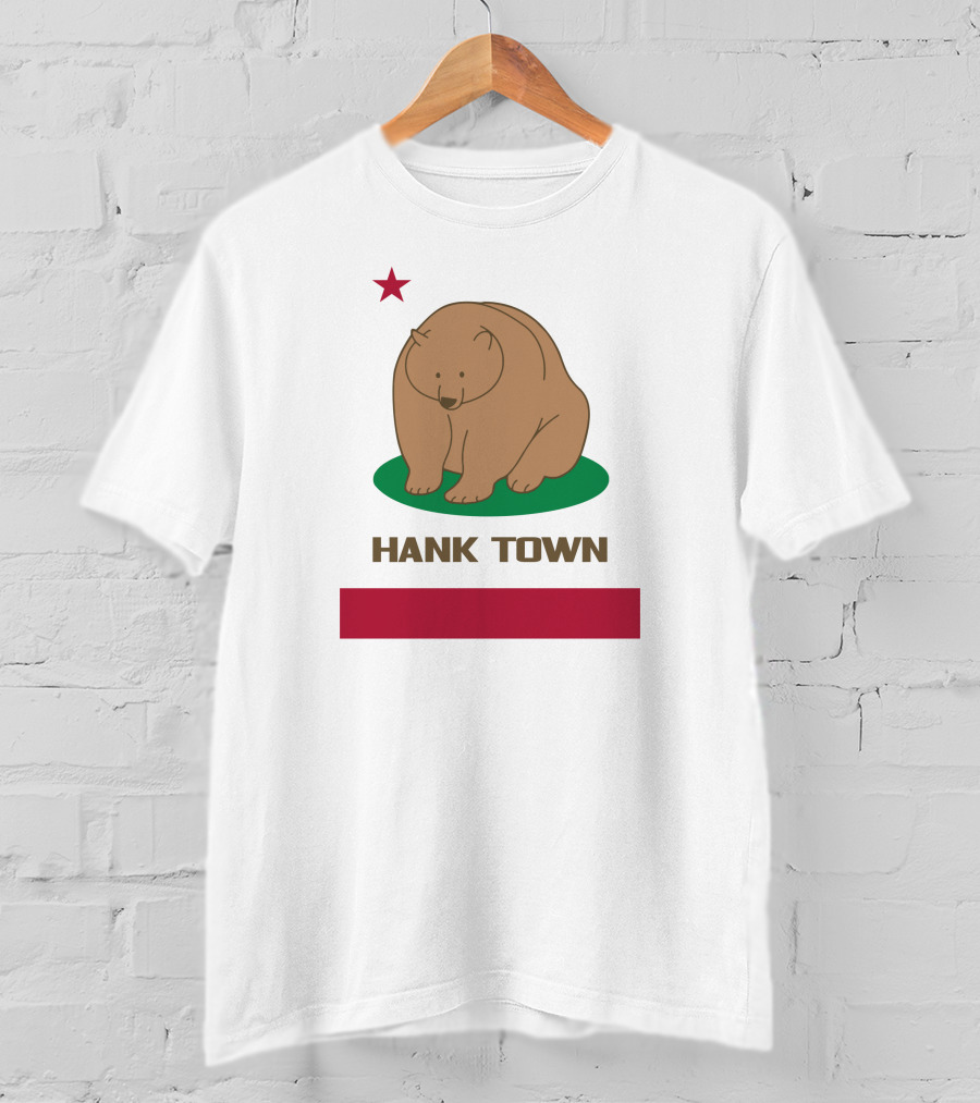 Bimbo Hank The Tank Bear Hank Town Star T-Shirt