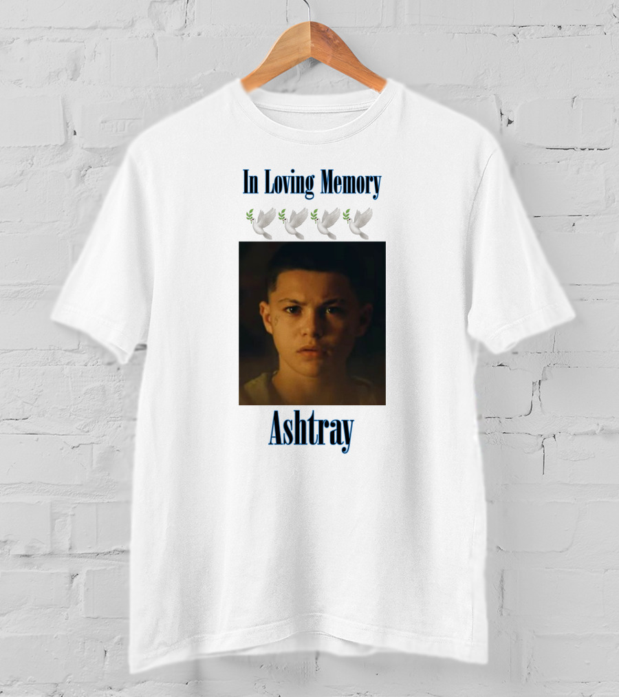 In Loving Memory Ashtray Stevenson Jean Doves T-Shirt