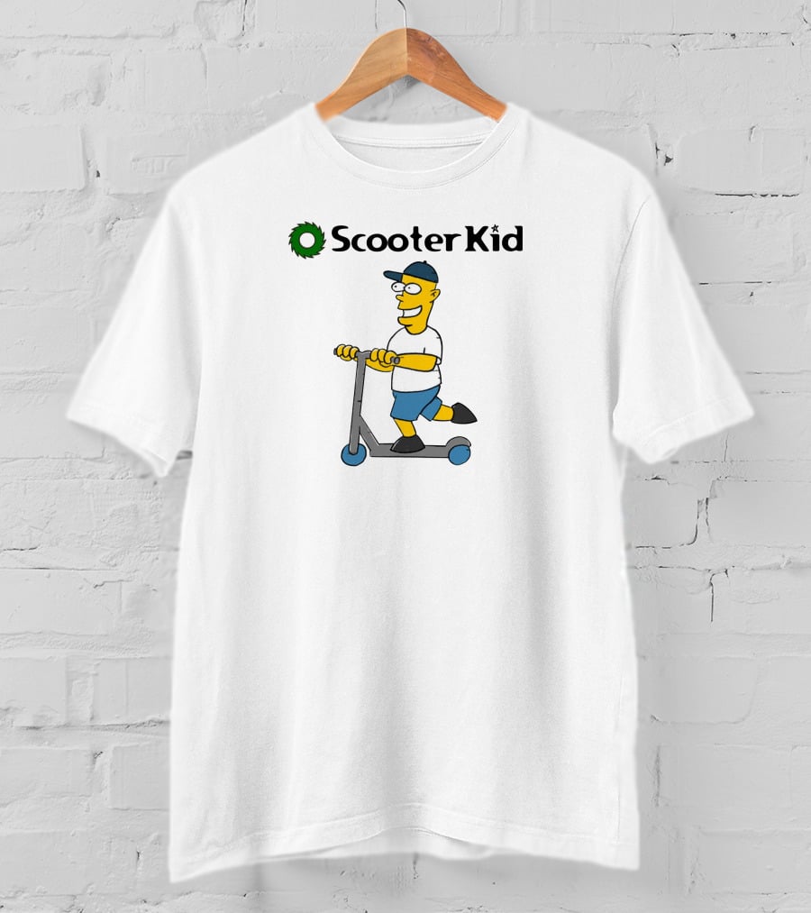 Kennybeats Scooter Kid Simpsons T-Shirt