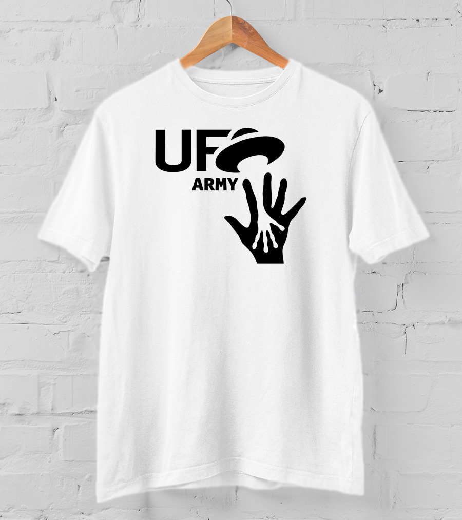 Ufo Army We Honking We Bonking Alien Hands T-Shirt