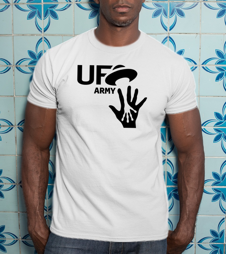 Ufo Army We Honking We Bonking Alien Hands T-Shirt