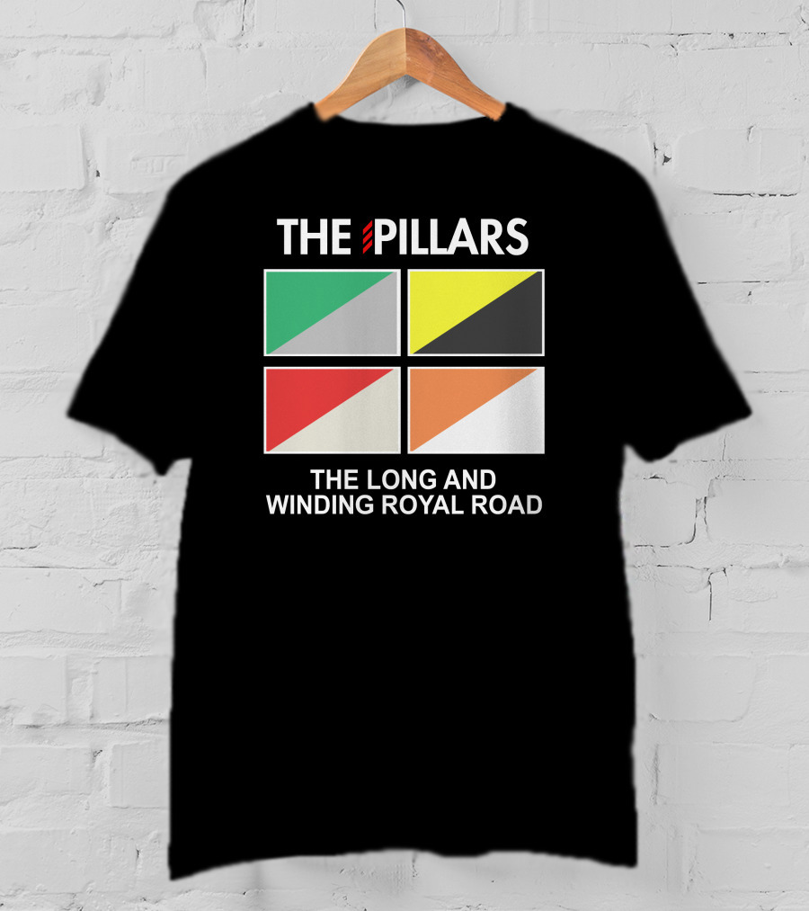 The Pillars The Long And Winding Royal Road Quadrant Colors T-Shirt