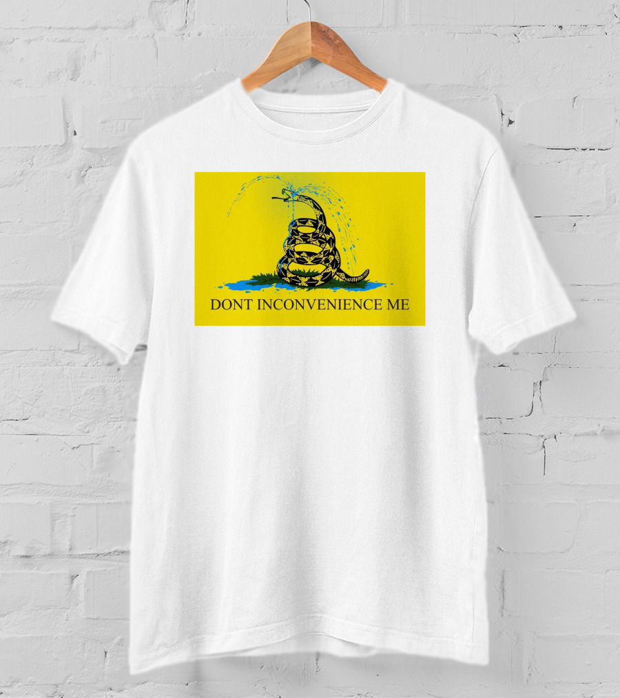 Jojofromjerz Don't Inconvenience Me Gadsden Flag T-Shirt