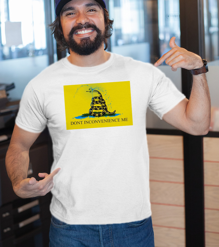 Jojofromjerz Don't Inconvenience Me Gadsden Flag T-Shirt