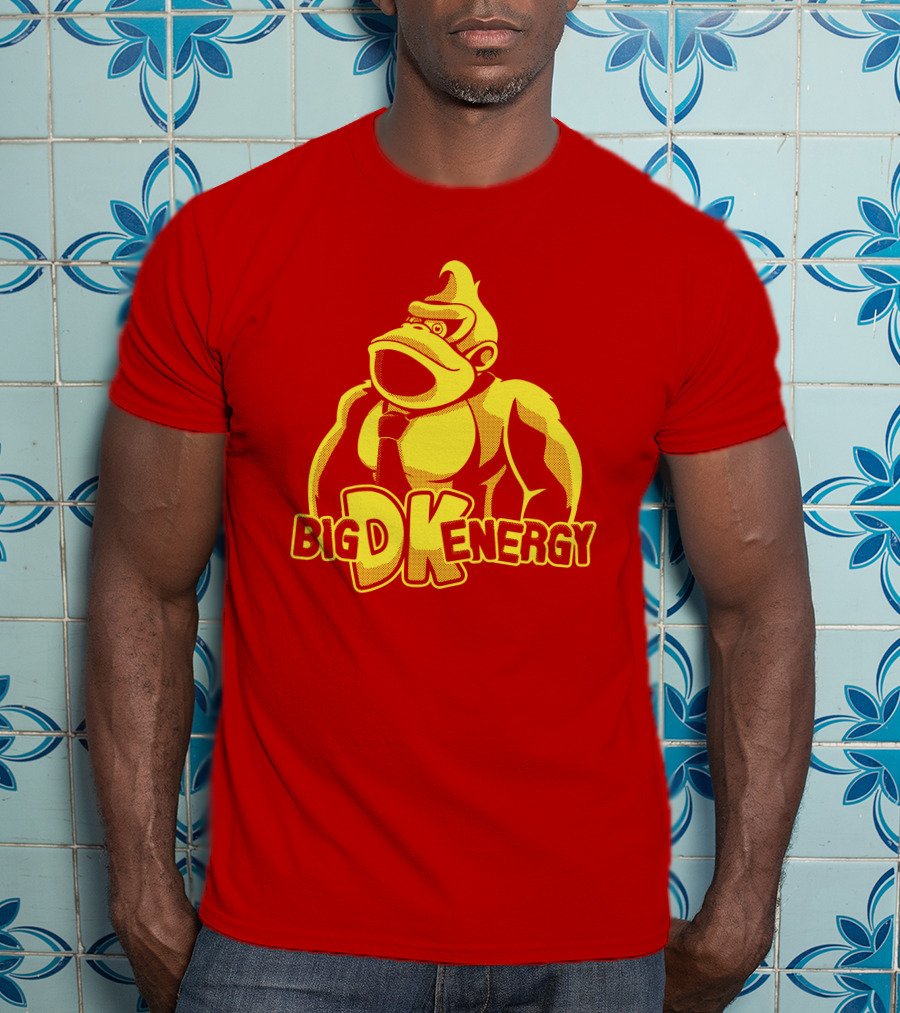 Punch Store Big DK Energy Gorilla Retro Gaming Inspired T-Shirt