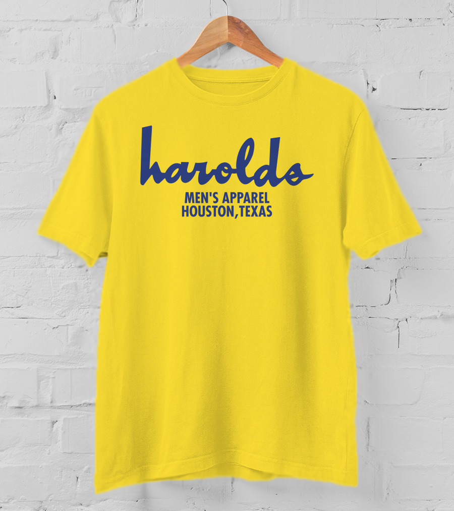 Harolds Men's Apparel Houston Texas Vintage Super 70s Sports Store Earl Campbell T-Shirt