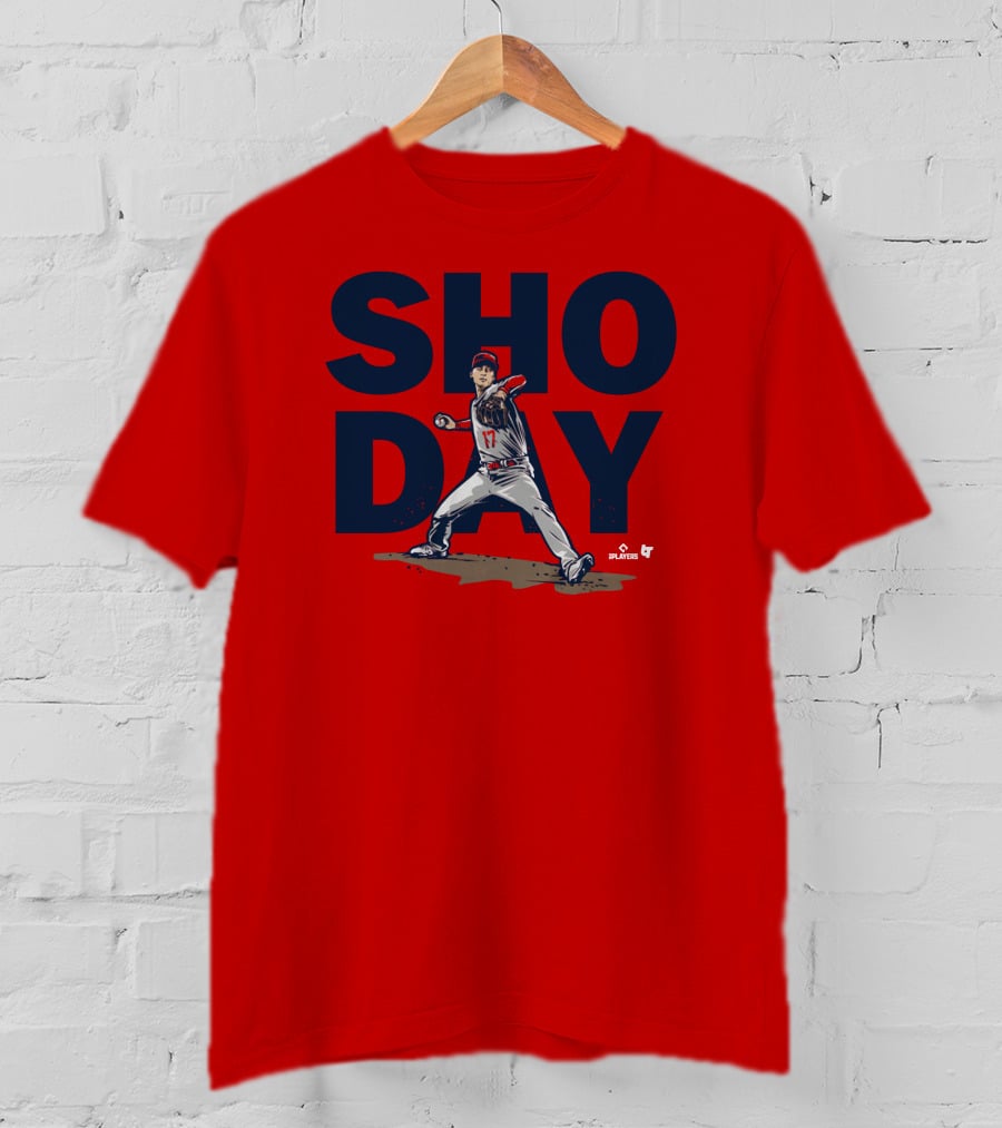 SHO DAY MLB Players Pitching Number 17 T-Shirt