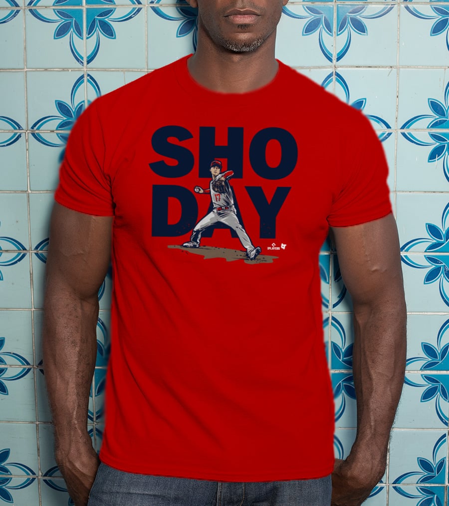 SHO DAY MLB Players Pitching Number 17 T-Shirt