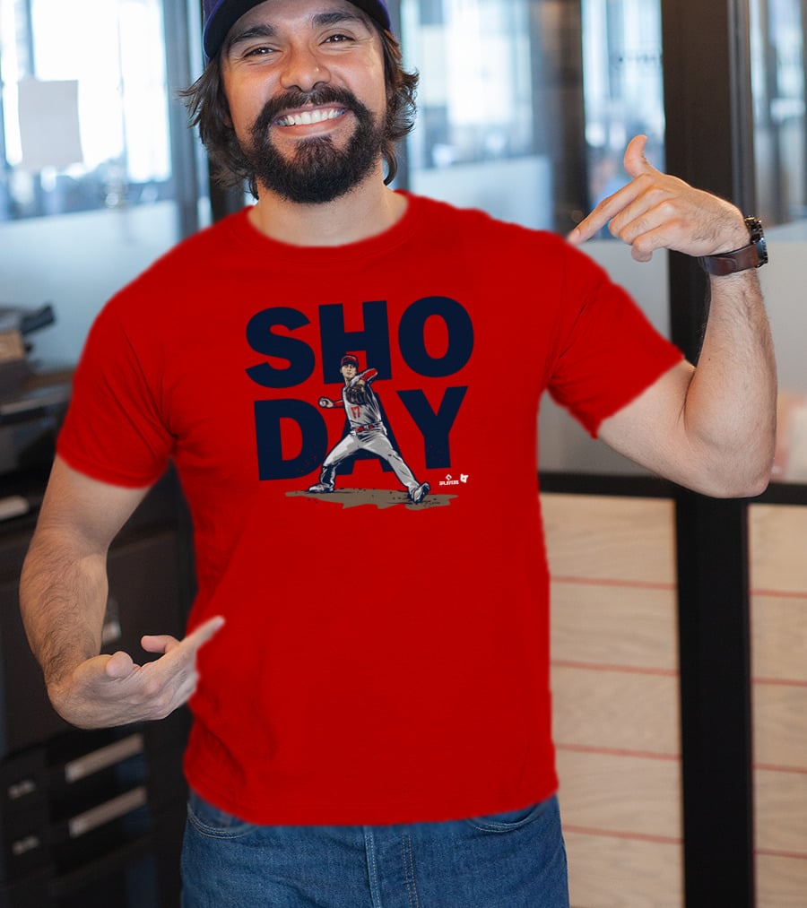 SHO DAY MLB Players Pitching Number 17 T-Shirt