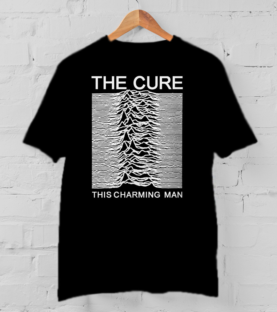 The Cure This Charming Man Joy Division Unknown Pleasures T-Shirt