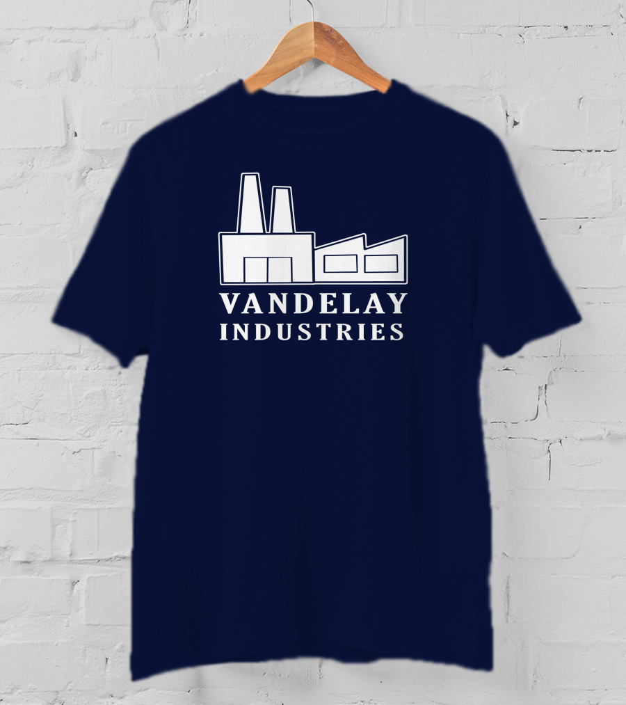 Seinfeldism Vandelay Industries Iconic Factory Logo Mashup The Vandelay T-Shirt