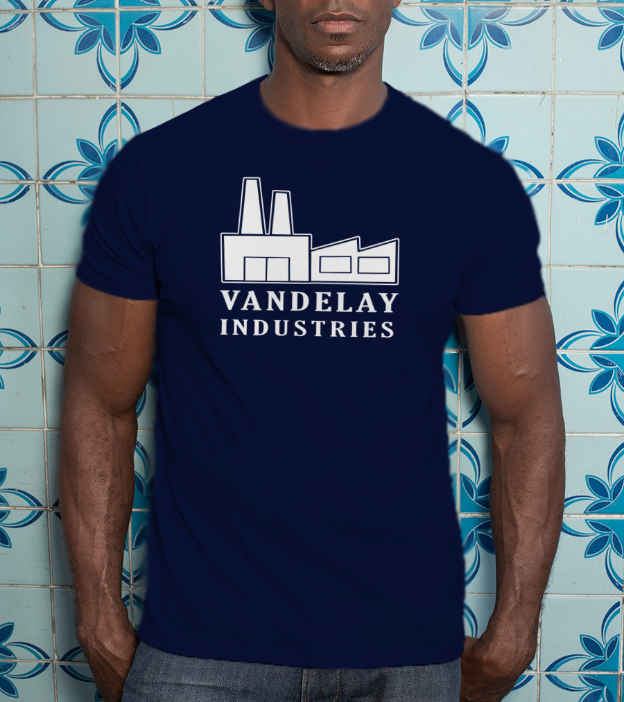 Seinfeldism Vandelay Industries Iconic Factory Logo Mashup The Vandelay T-Shirt