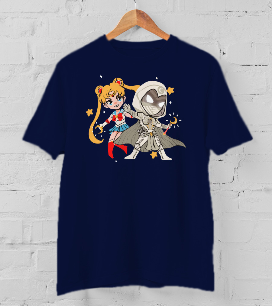 Gabi Sailor Moon Knight Yamineftis Crossover Fusion T-Shirt