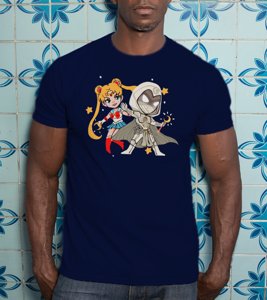 Gabi Sailor Moon Knight Yamineftis Crossover Fusion T-Shirt