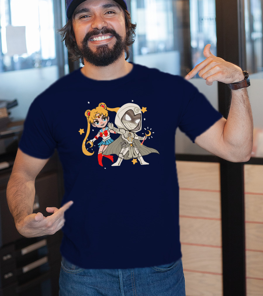 Gabi Sailor Moon Knight Yamineftis Crossover Fusion T-Shirt