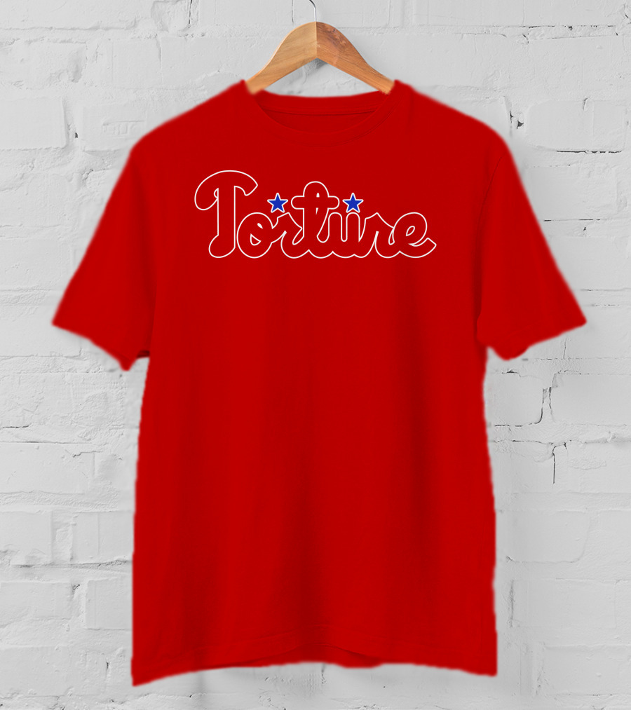 Torture Phillies Iconic Style Star T-Shirt