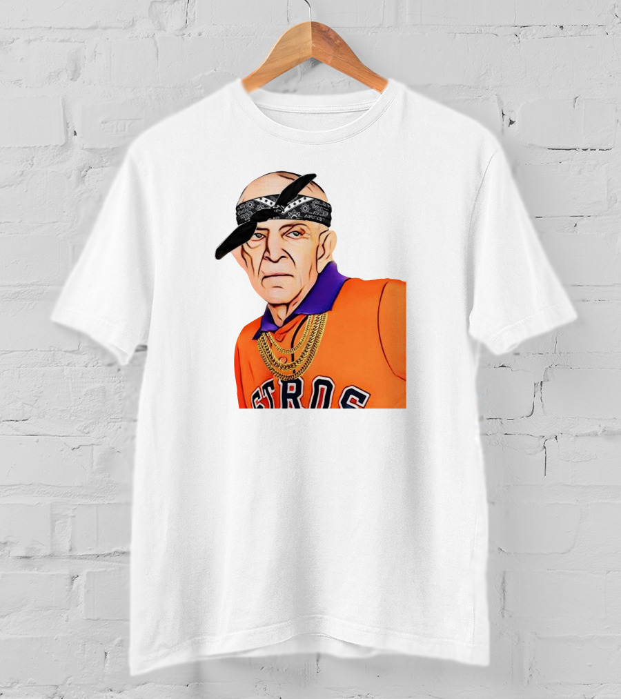 Mattress Mack Astros Bandana Chains T-Shirt