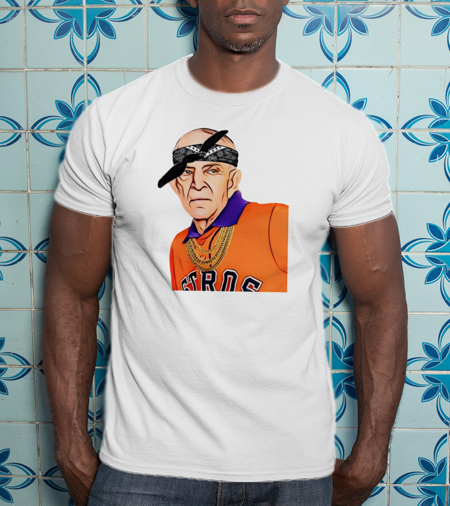 Mattress Mack Astros Bandana Chains T-Shirt