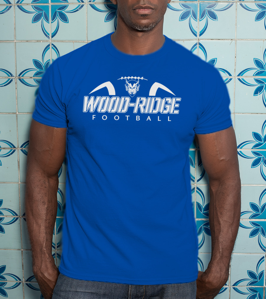 Wood-Ridge Football Blue Devils Team T-Shirt