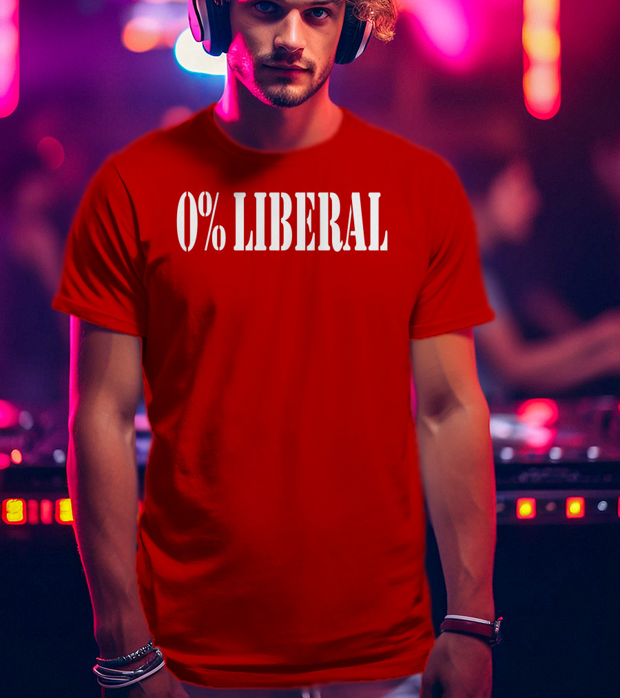 Real Bryson Gray 0% Liberal T-Shirt