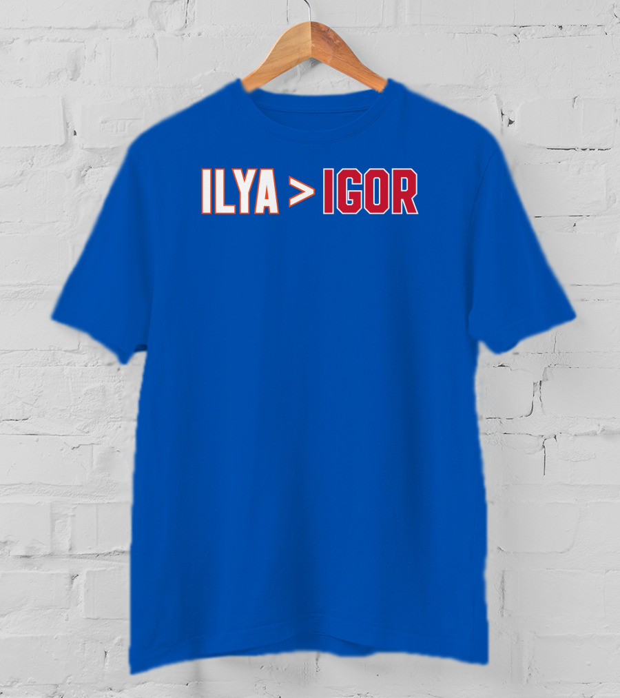 ILYA Greater Than IGOR Bold Rivalry T-Shirt