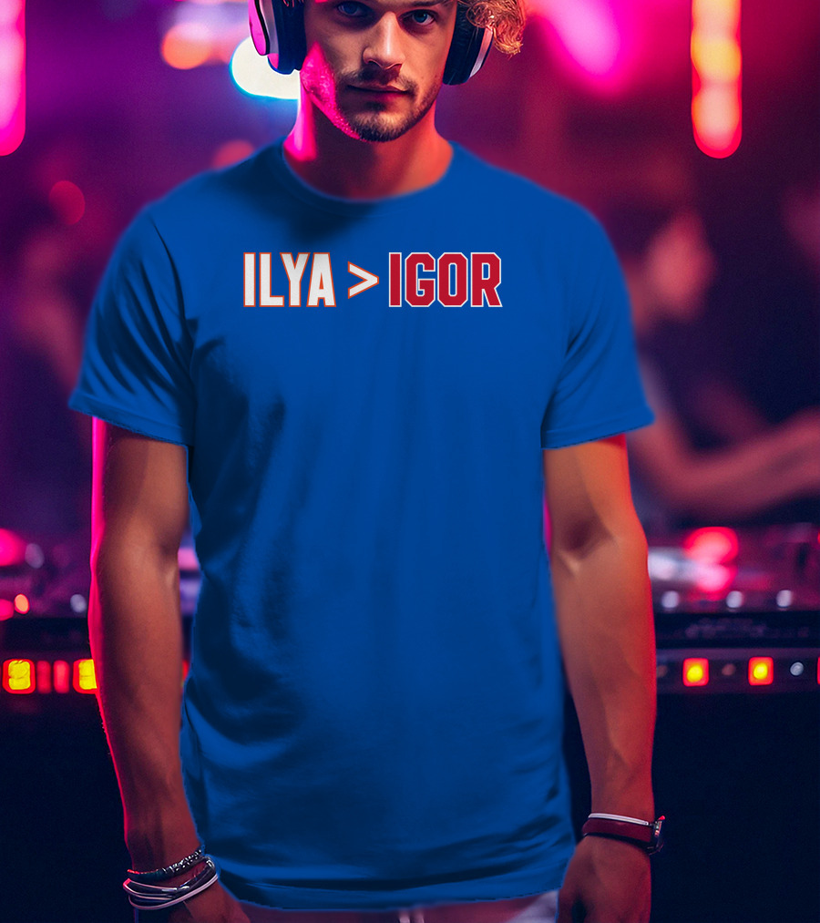 ILYA Greater Than IGOR Bold Rivalry T-Shirt