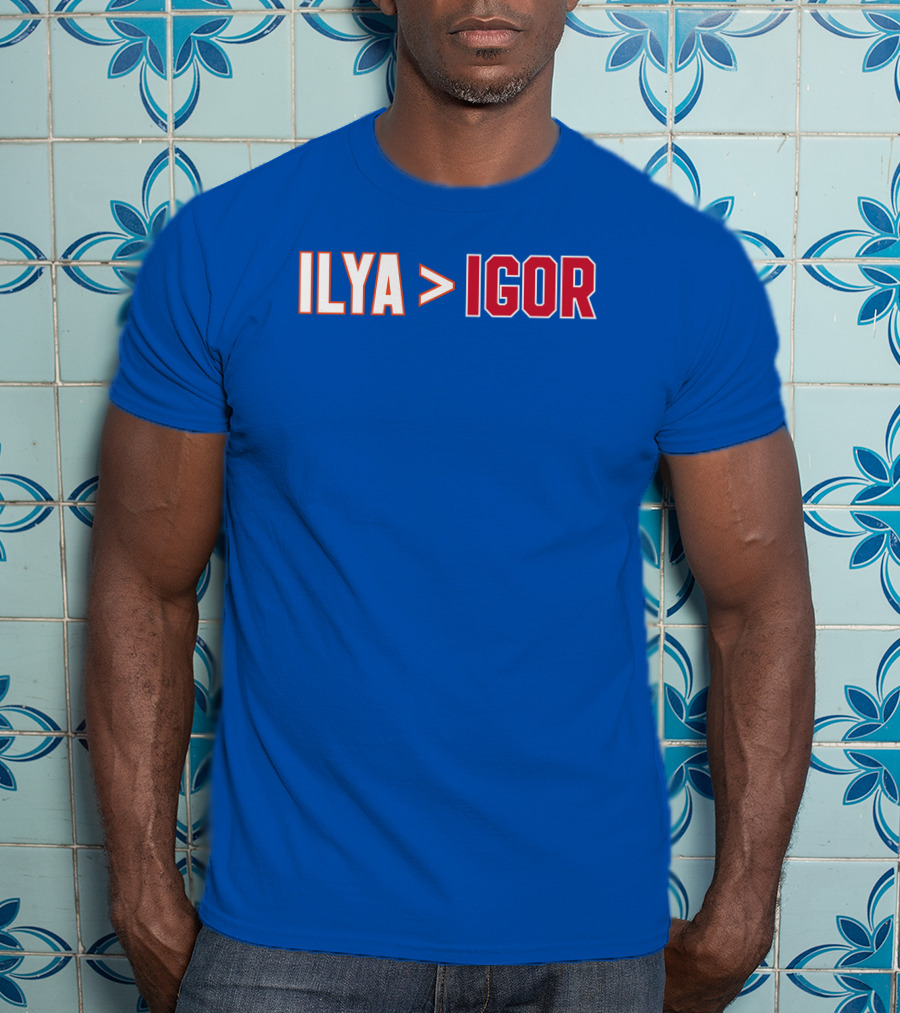 ILYA Greater Than IGOR Bold Rivalry T-Shirt