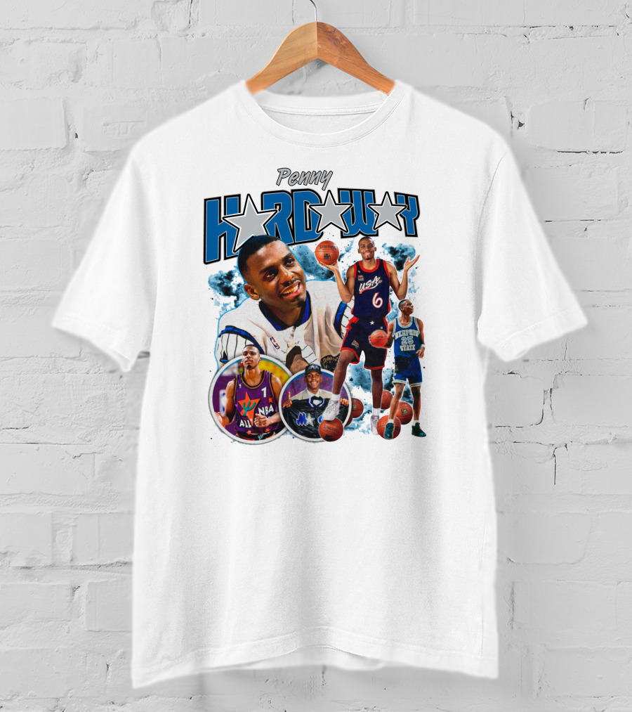 Penny Hardaway Sparkboyzco Merch NBA USA Basketball Memphis State T-Shirt
