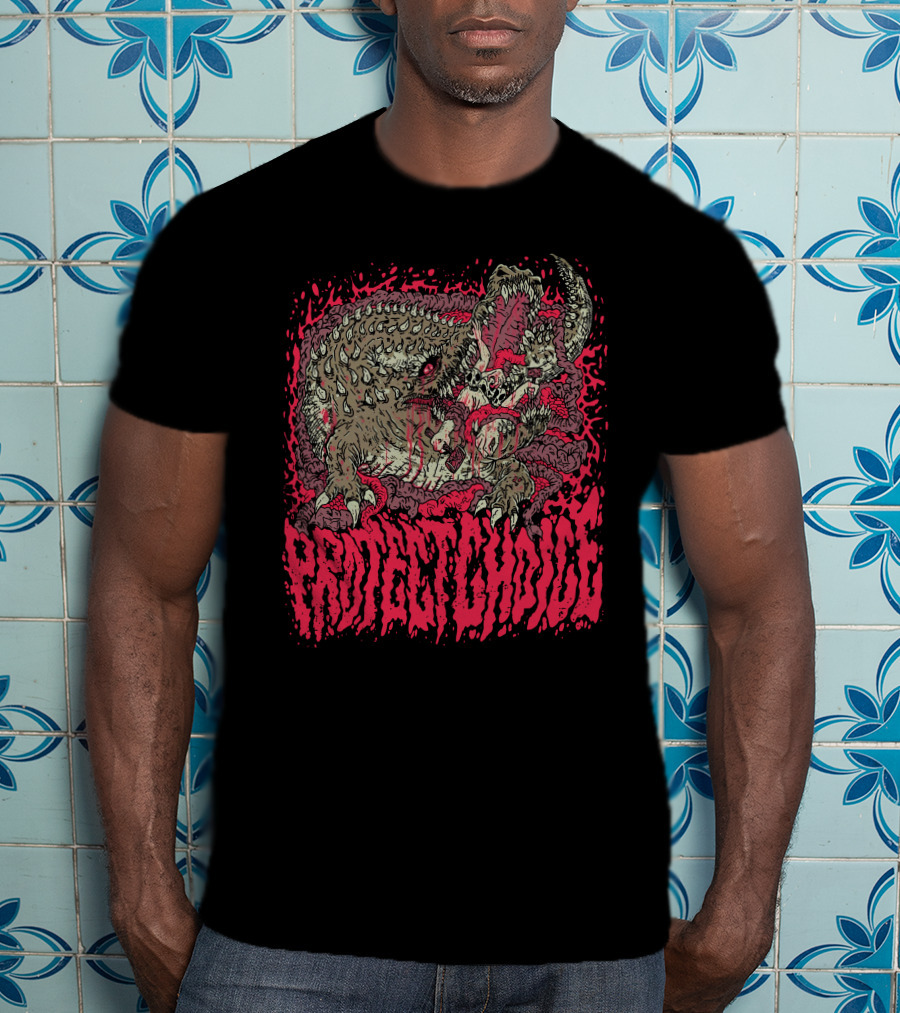 Protect Choice Fierce Gator Attack Scene T-Shirt